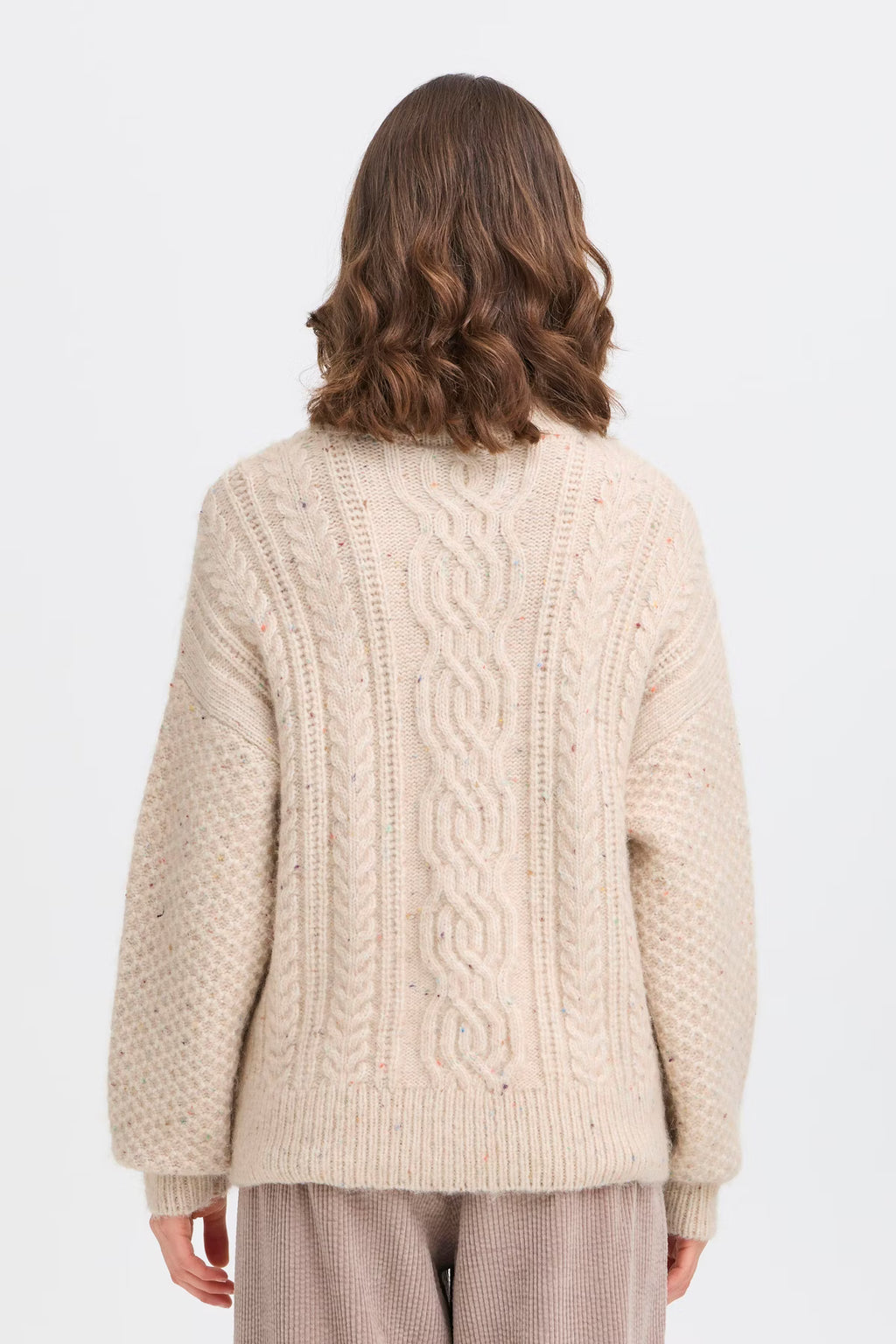 FRELLEA PULLOVER - Oatmeal Multi