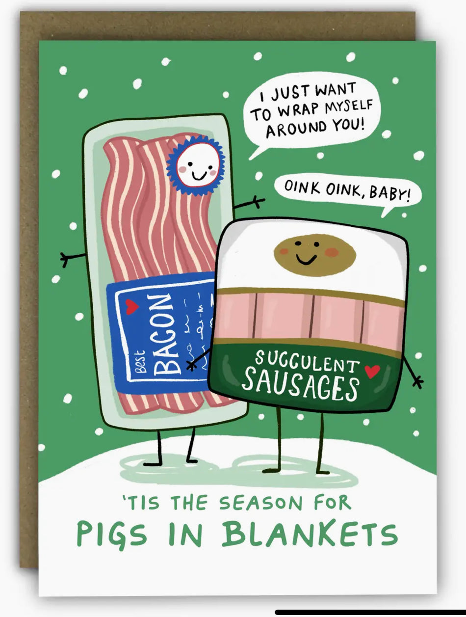 Running with Scissors Funny Christmas Cards