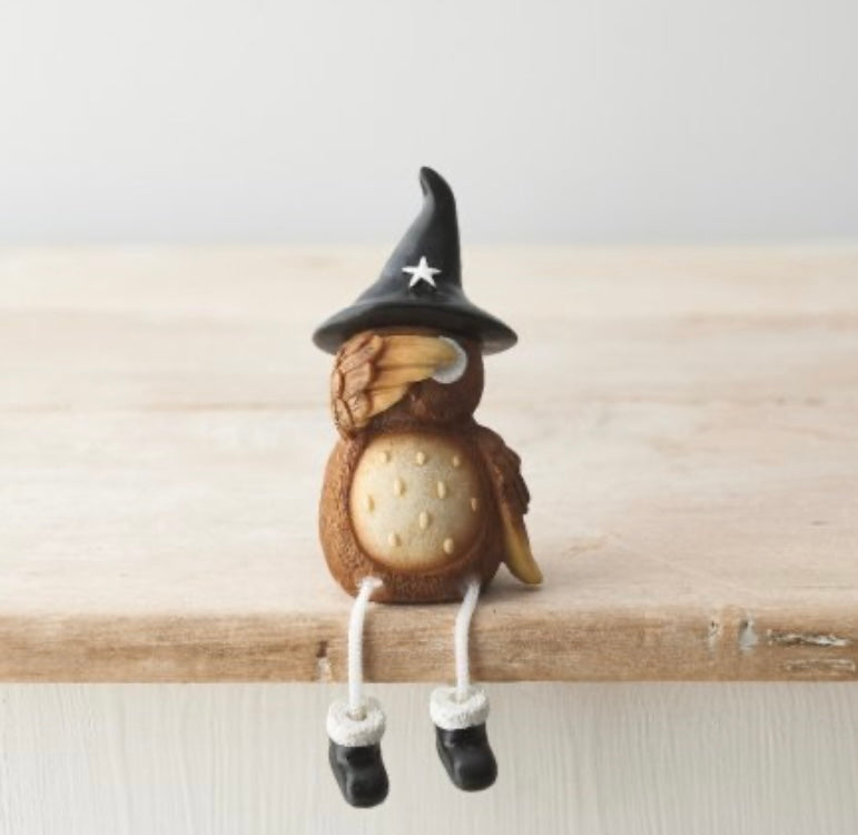 Witch Owl Decoration Set of 3