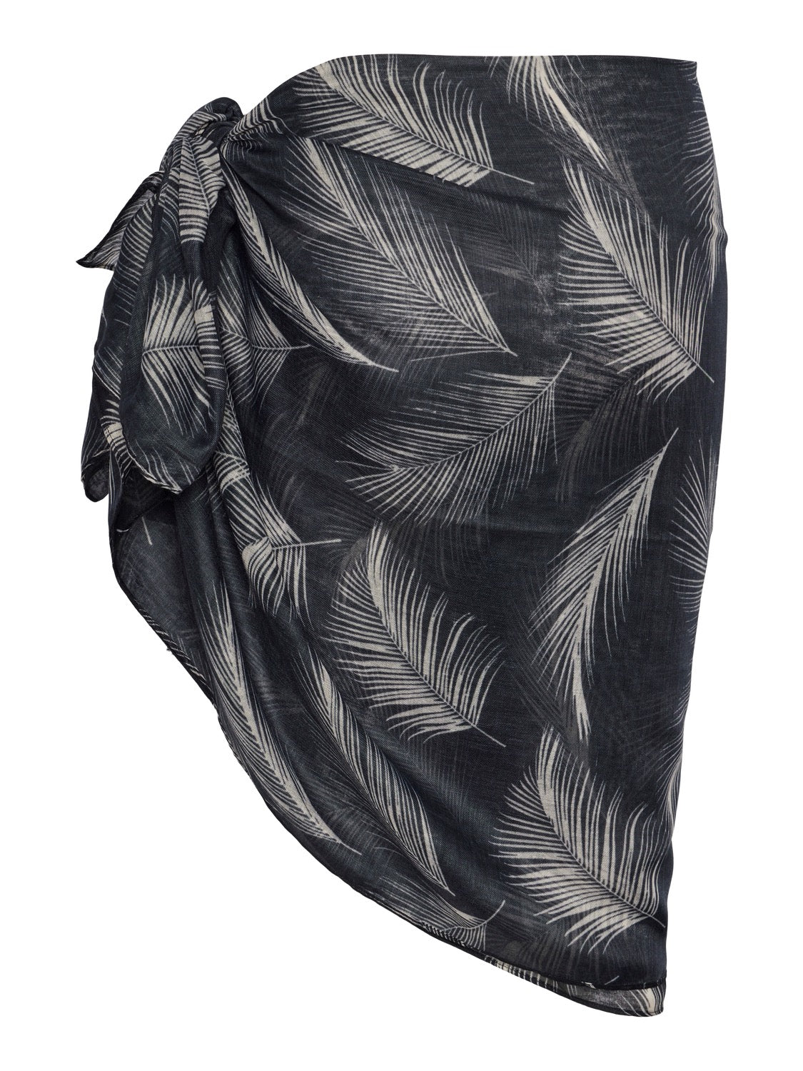 PCBANINNA 5IN1 SARONG - Black Onyx TROPICAL LEAF