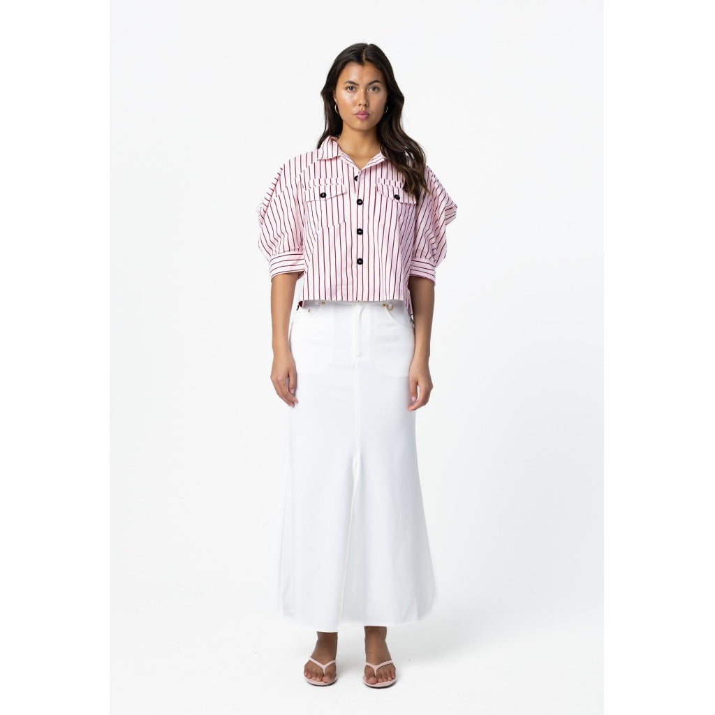 Top With Volume Sleeves