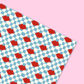 Checkerboard Lips Gift Wrap
