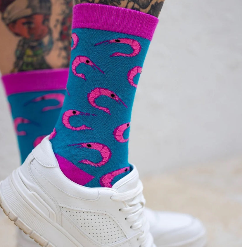 Shrimp Bamboo Socks