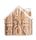 Gingerbread House Wooden Coasters - Set of 4