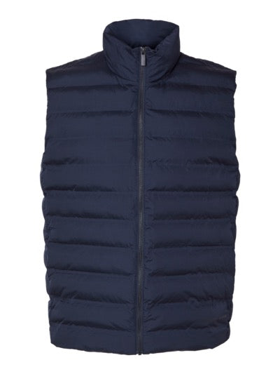 SLHBARRY QUILTED GILET - SKY CAPTAIN