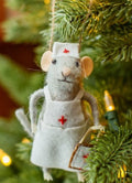 Nurse Mouse Felt Decoration