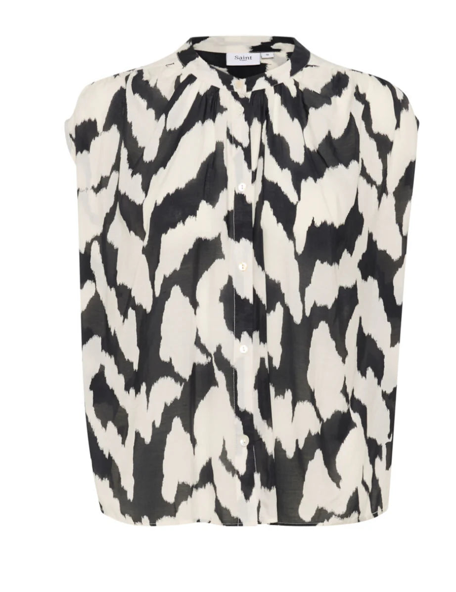 KelsieSZ Shirt - Monochrome Strokes