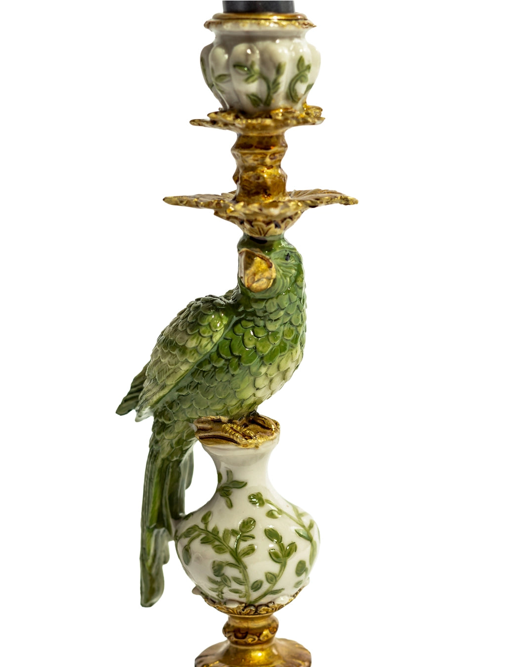 ORNATE PARROT CANDLE HOLDER