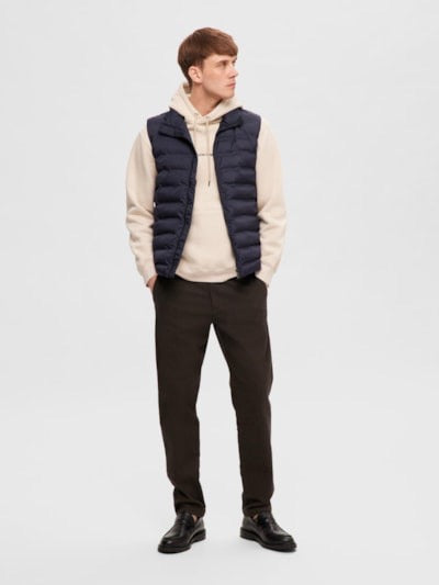 SLHBARRY QUILTED GILET - SKY CAPTAIN