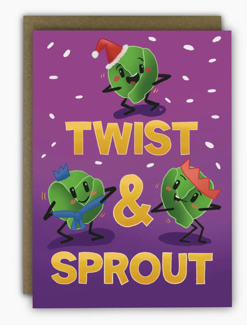 Running with Scissors Funny Christmas Cards