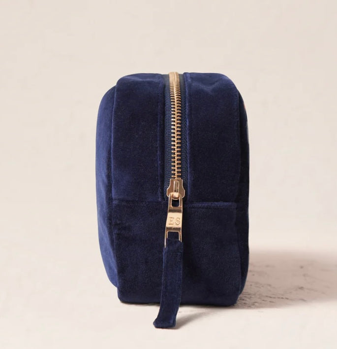 Celestial Velvet MakeUp Bag - Navy