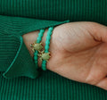 Diamanté Turtle Band - Green