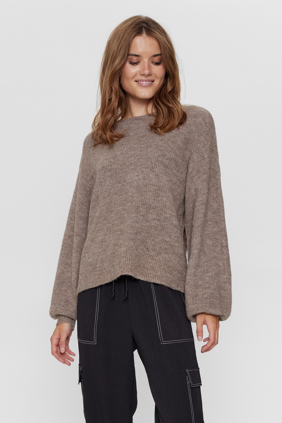 NUMELIA PULLOVER - brownie