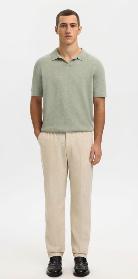 SLHTORINO SS KNIT RELAXED OPEN POLO