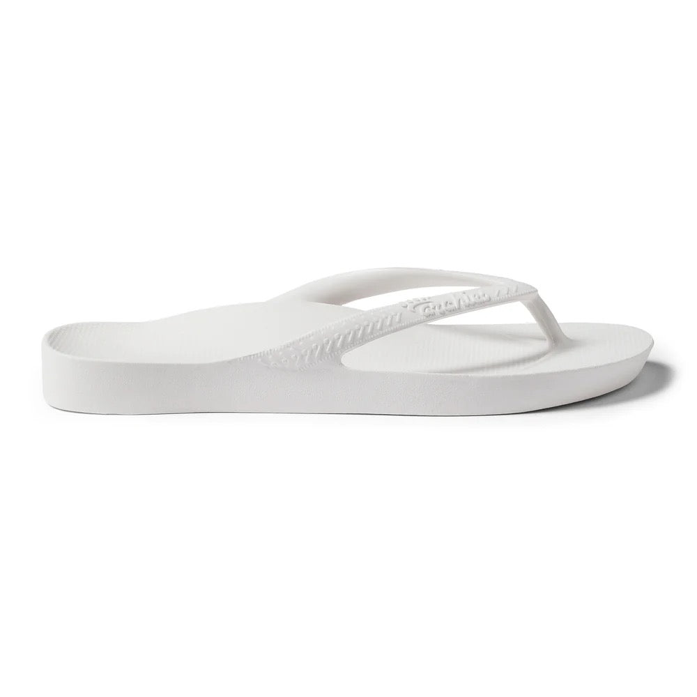 Archies Flip Flops - White