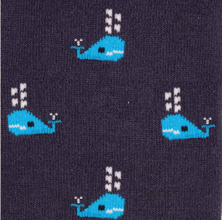 Whale Bamboo Socks