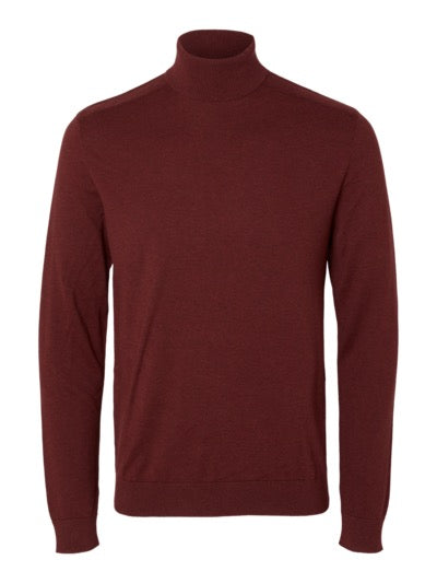 SLHBERG ROLL NECK - Syrah Melange