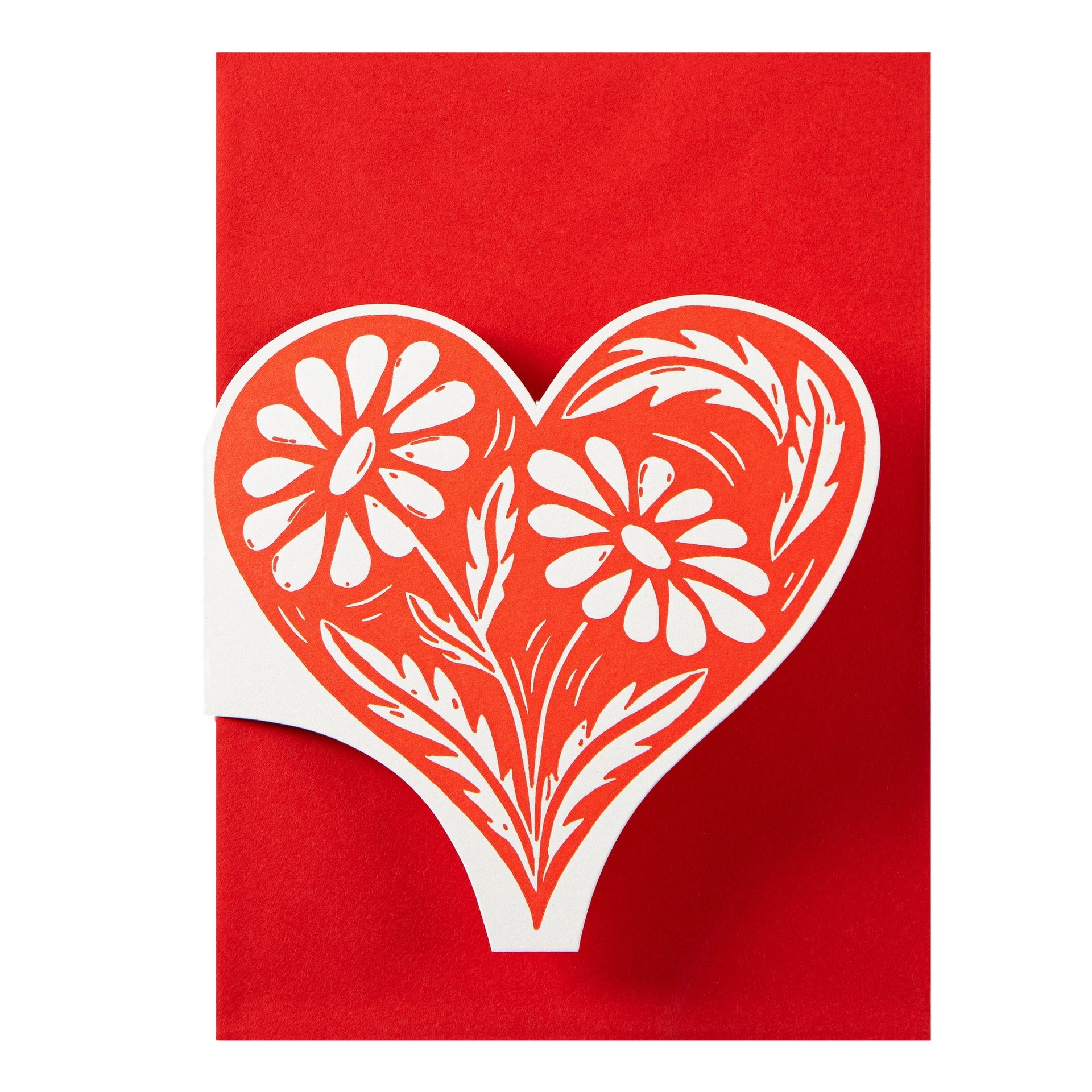 Botanical Heart Card