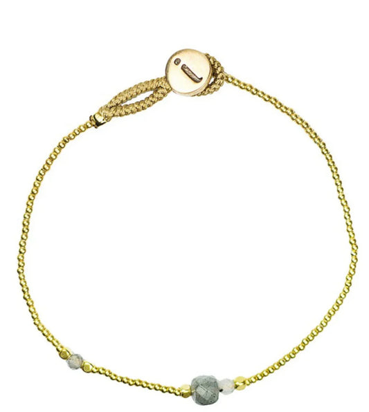 EO01L Lulu Round Labradorite Bracelet