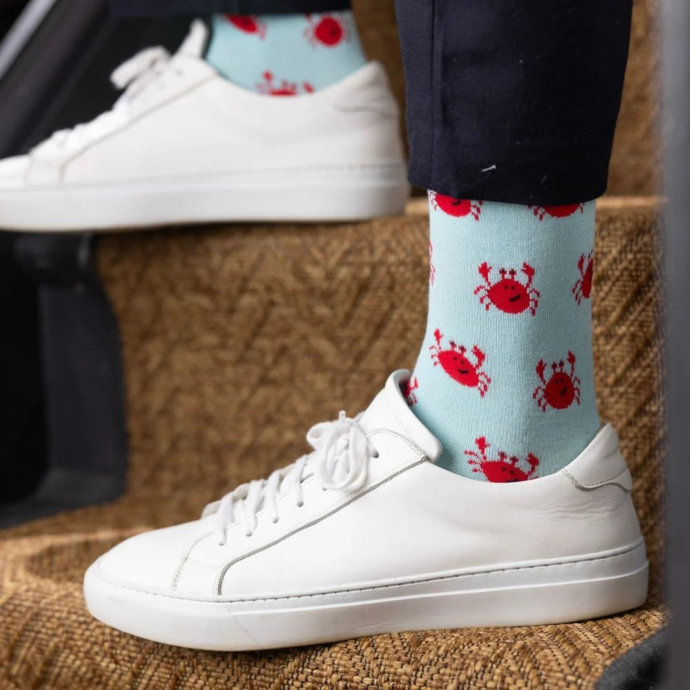 Crab Bamboo Socks