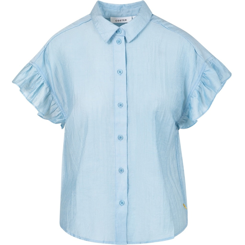 Shirt With Ruffle Sleeves