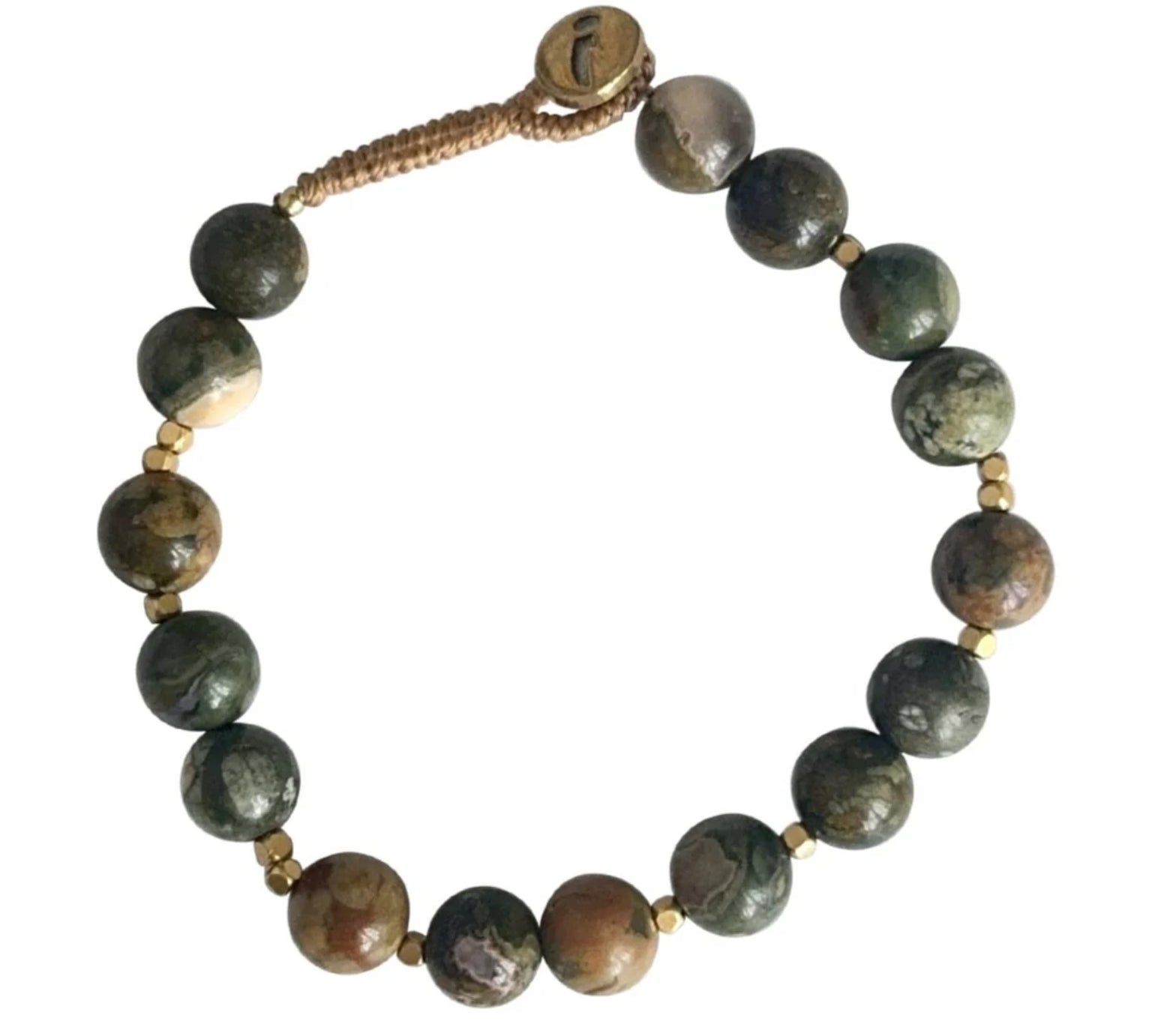 Big Bo Forest Jasper Bracelet