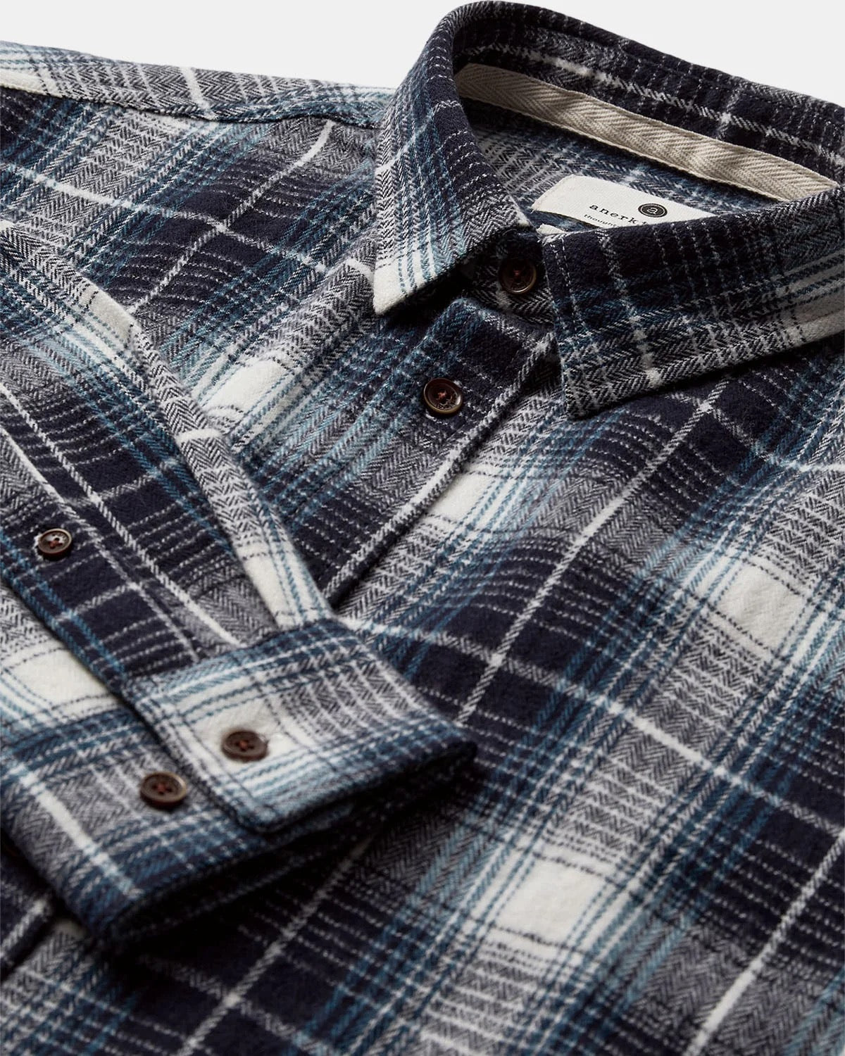 AKLEIF FLANNEL CHECK SHIRT