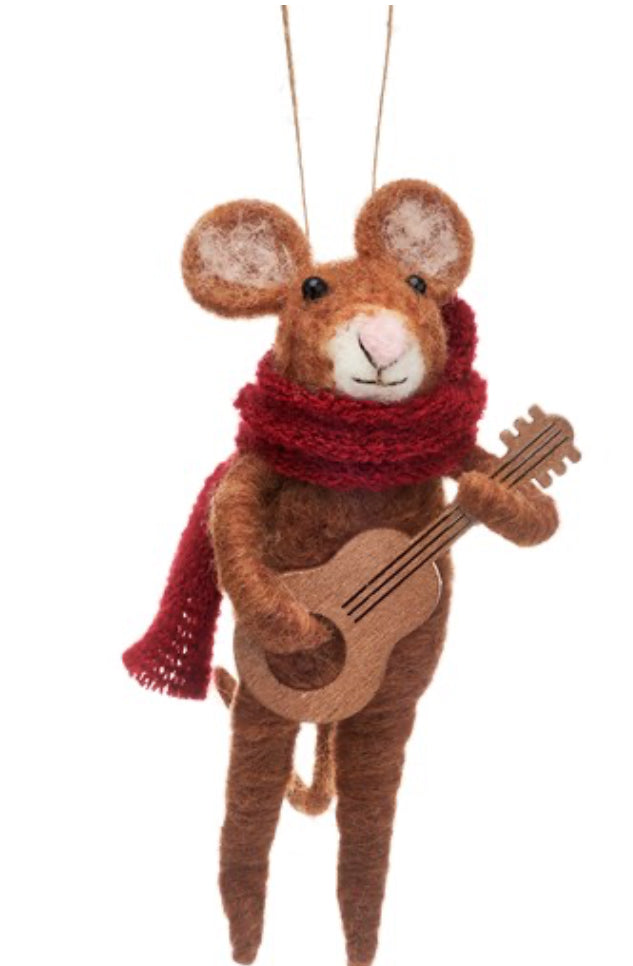 Musician Mice Hanging Decoration - Assorted