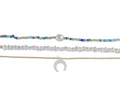 Agnes set of 3 bracelets-blue