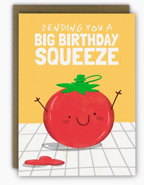 Running With Scissors Tomato Card