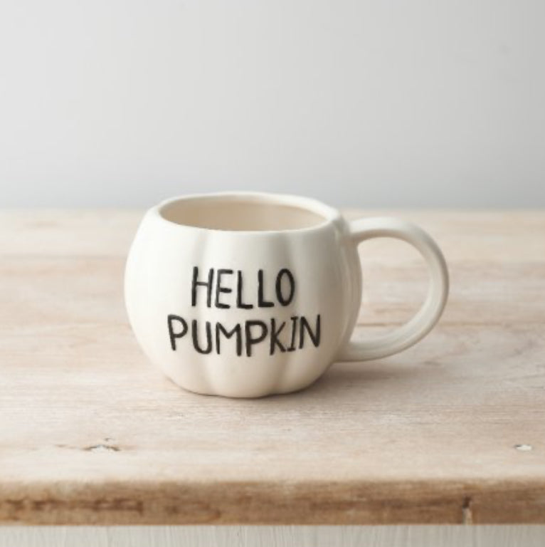 “Hello Pumpkin” Mug ,White