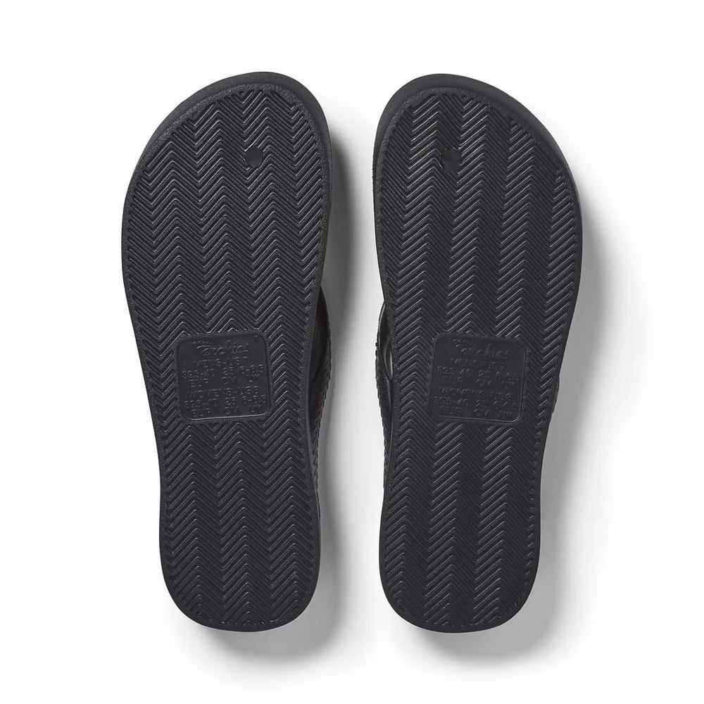 Archies Flip Flops - Black Crystal