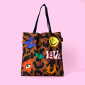 Leopard Icon Tote Bag