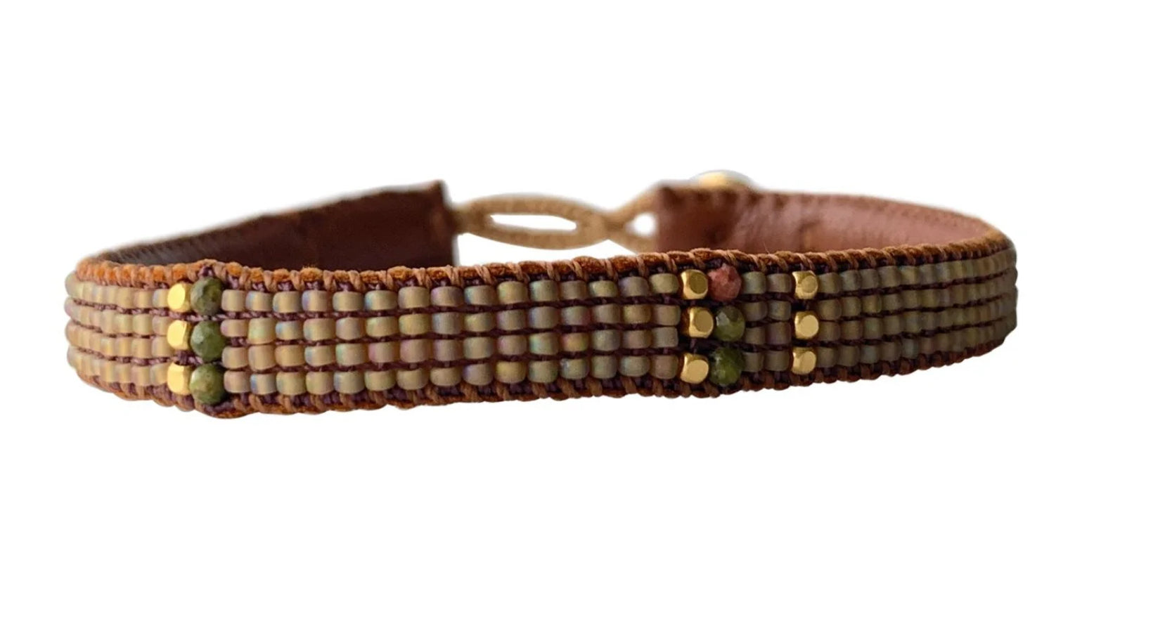 Stone Stripe Bracelet - Honey