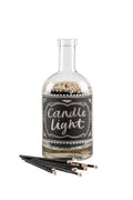 Candle light stamp match bottle