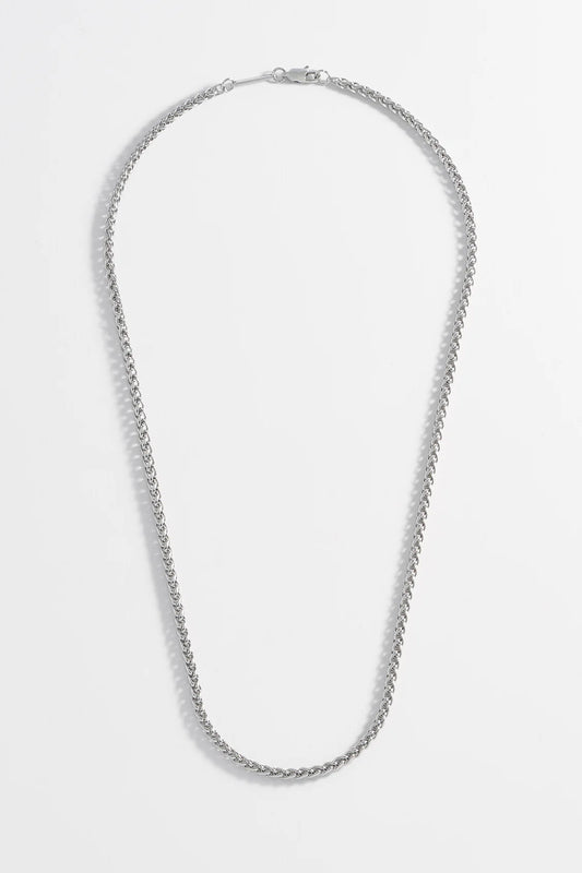 Mens Spiga Steel Finish Chain Necklace