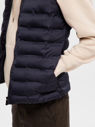 SLHBARRY QUILTED GILET - SKY CAPTAIN