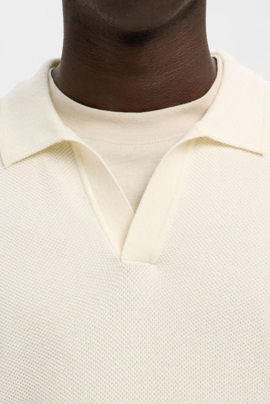 SLHCOLIBRI SS KNIT STRUCTURE POLO