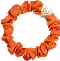 Gold Star Silk Scrunchie - Orange Peel