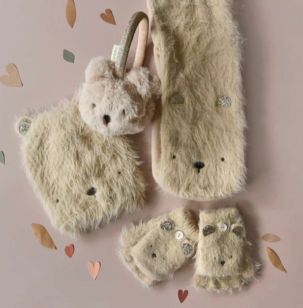 Teddy Bear Fluffy Scarf