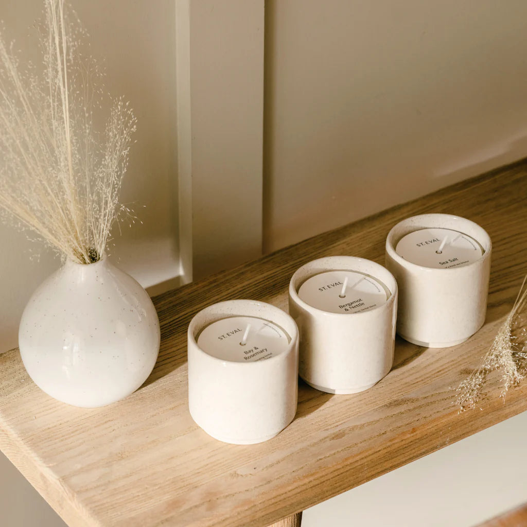 St Eval Bergamot & Nettle Sand Dune Pot Candle