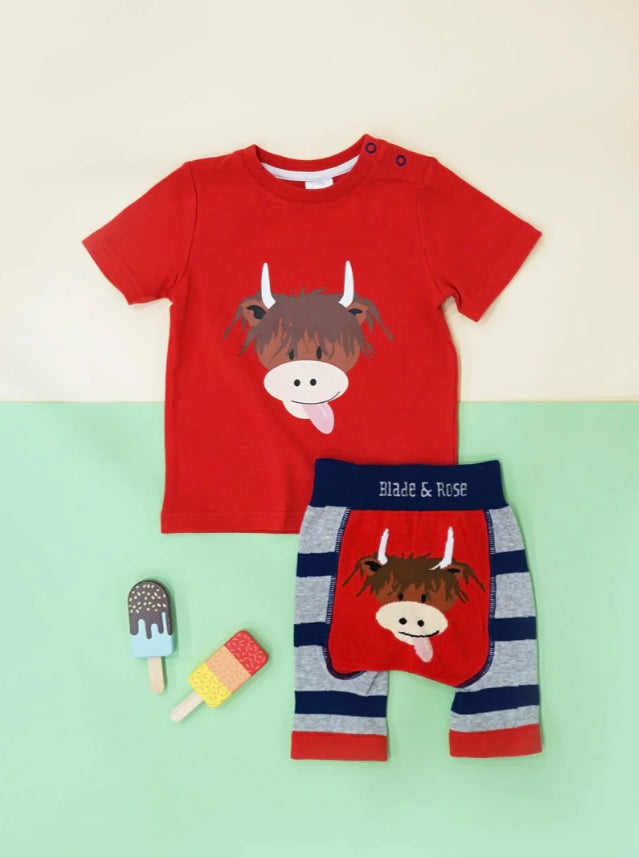 Hamish Highland Cow Summer Tee