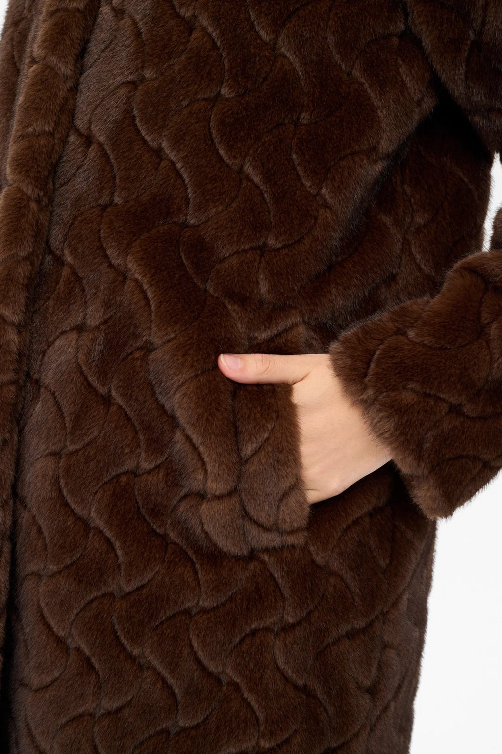 NUZITTA FAUX FUR COAT