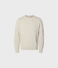SLMCARLOS LS CABLE CREW NECK NOOS