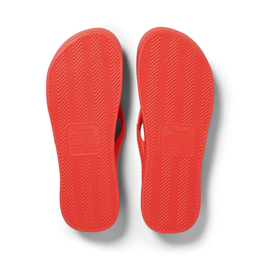 Archies Flip Flops - Coral