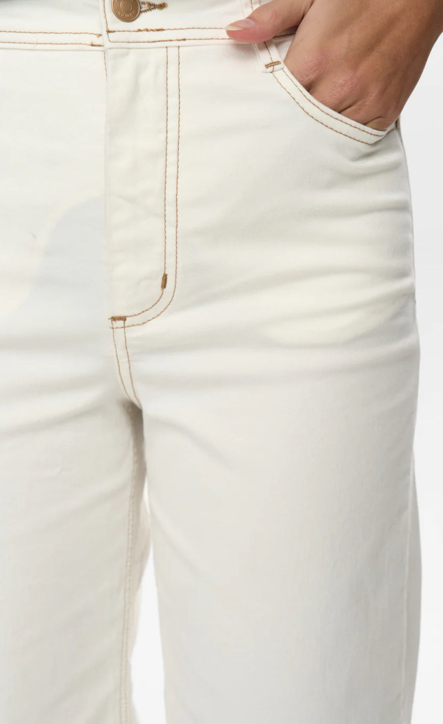 Nuparisan Cropped Twill Pants