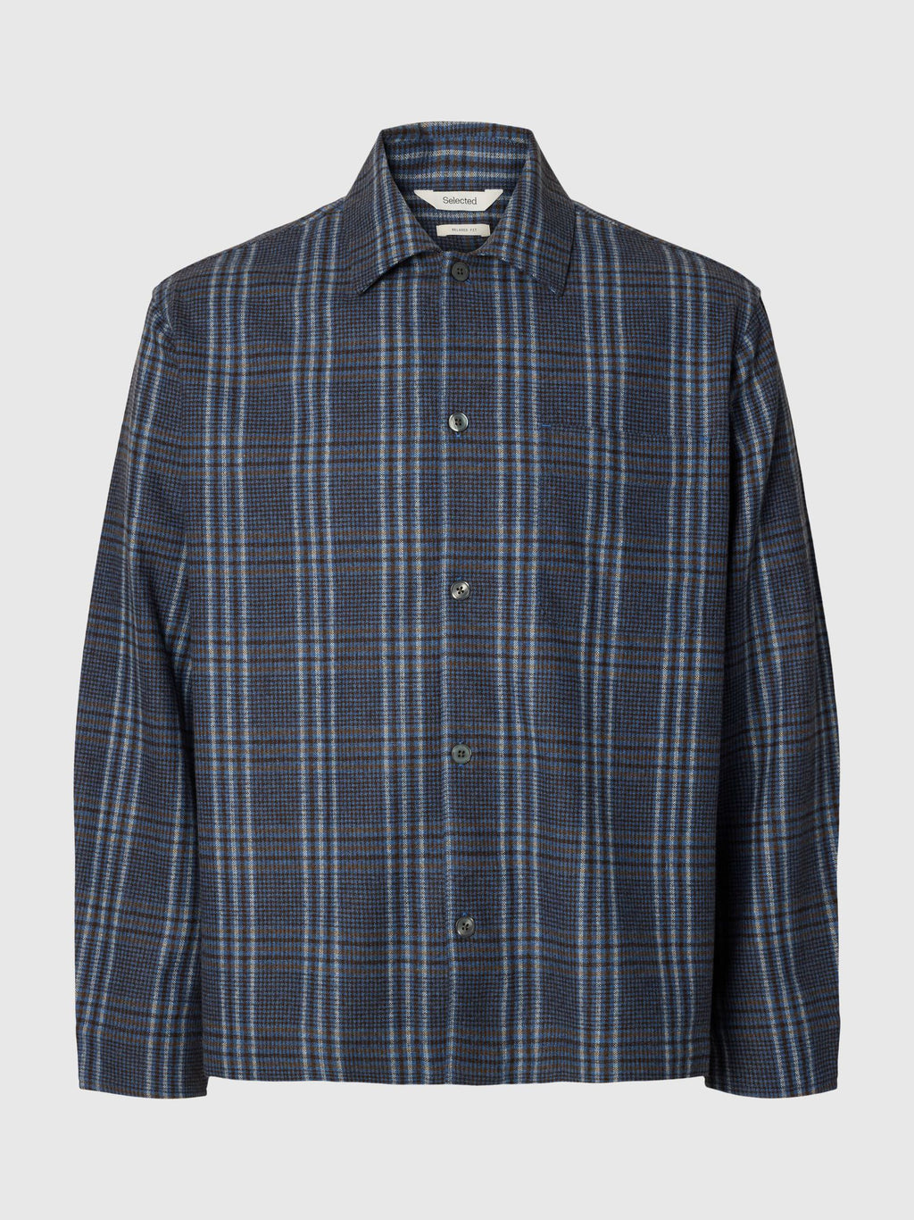 SLMRLXSVEND WT CHECK WOOL BLEND LIGHT OS