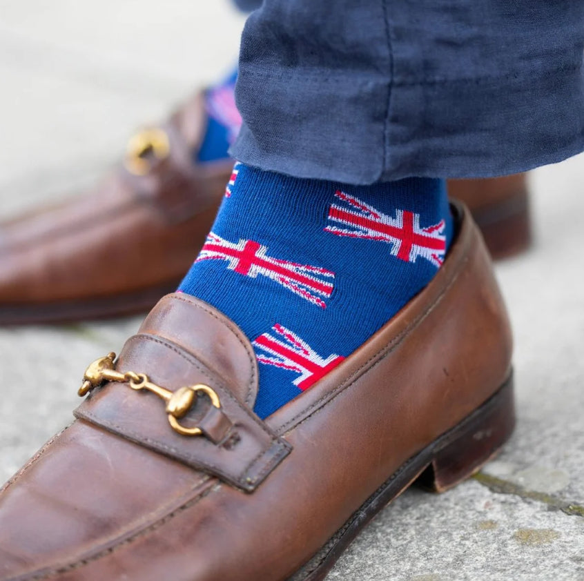 Union Jack Bamboo Socks