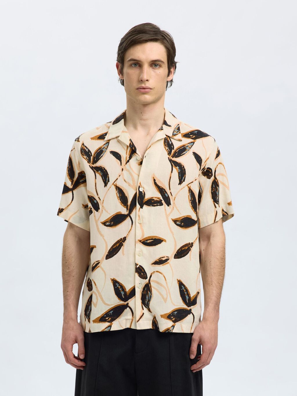 SLHREGNOA MIX SHIRT - Egret Floral