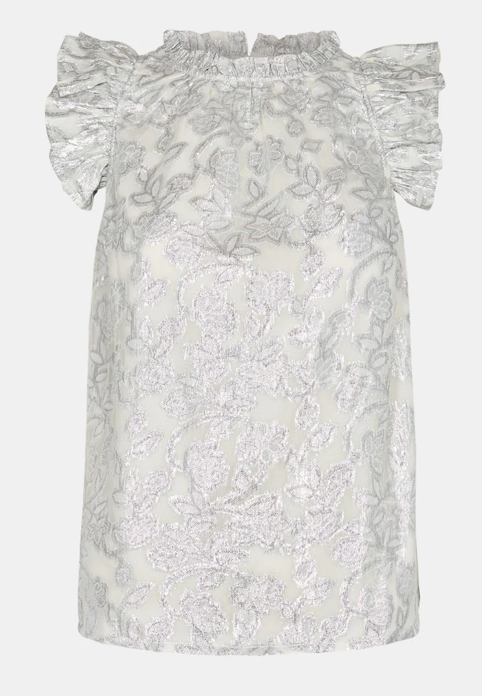 Antique White Top - Silver